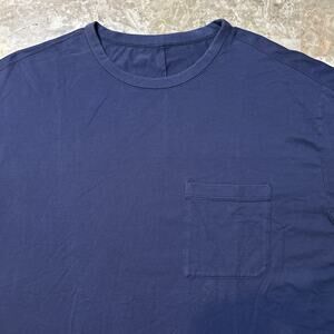 Lululemon Shirt Mens XL Blue The Fundamental Pocket Tee Short Sleeve Gym Yoga